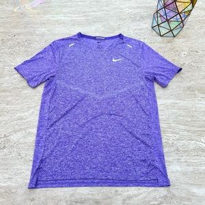 NWOT! Nike Dri-Fit Tech-Knit Tee in Heathered Purple!